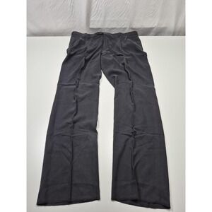 VTG Haspel Dress Pants Mens 45x36 Gray Pure Silk Pleated Straight Unhemmed NWT